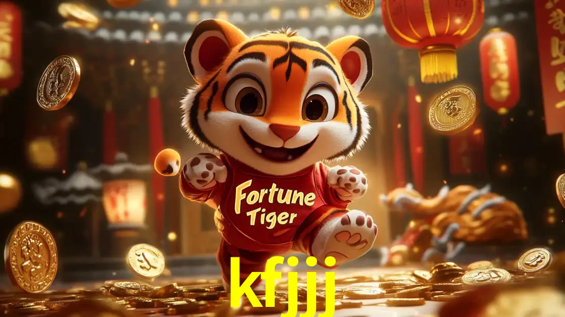 O alegre personagem do Fortune Tiger correndo sobre um caminho de moedas de ouro, simbolizando os grandes prêmios e a diversão do popular jogo de slot do kfjjj.